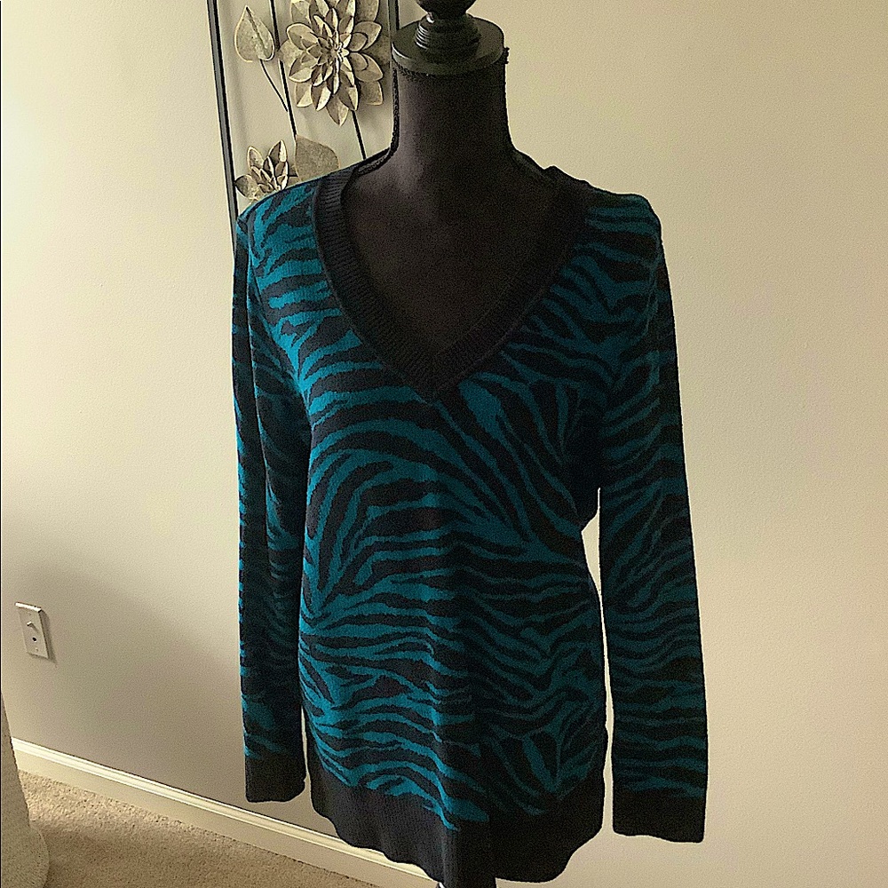 Animal print sweater
